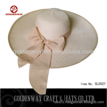 fashion ladies foldable wide brim straw hat